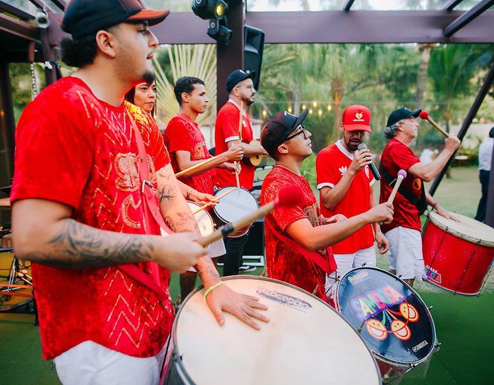 Bloco Samdosa aquece os tamborins para o carnaval 2024