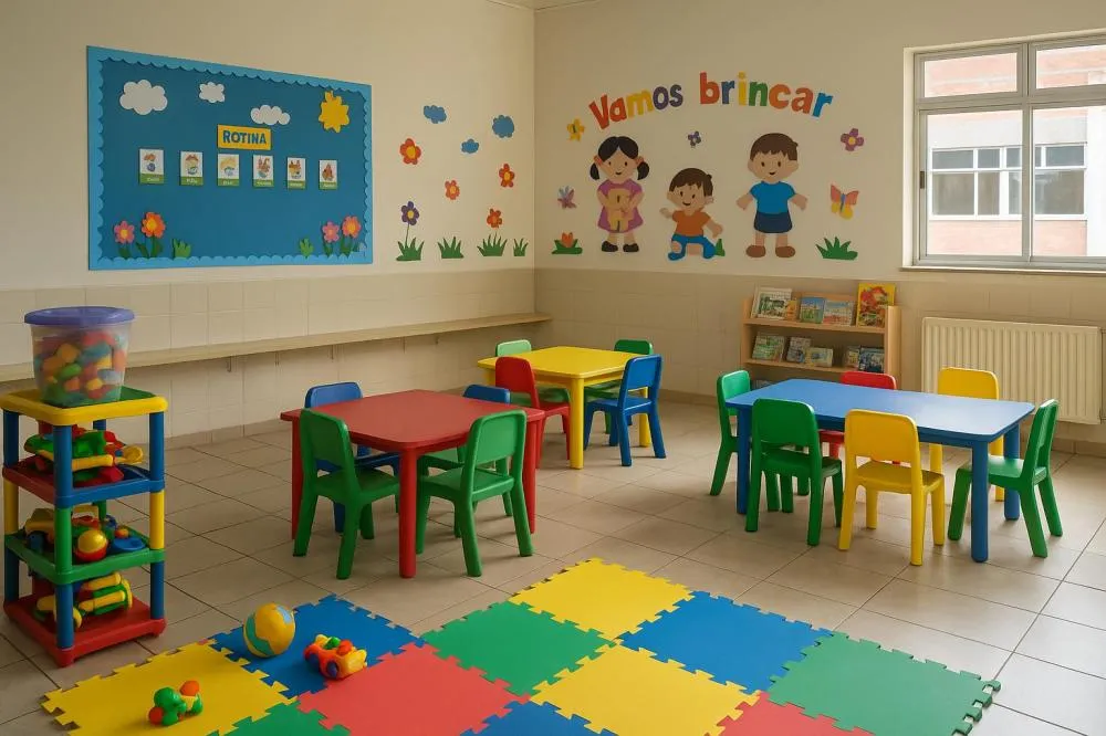 Sala de creche municipal em São Sebastião — Foto ilustrativa / Gazeta Costa Sul